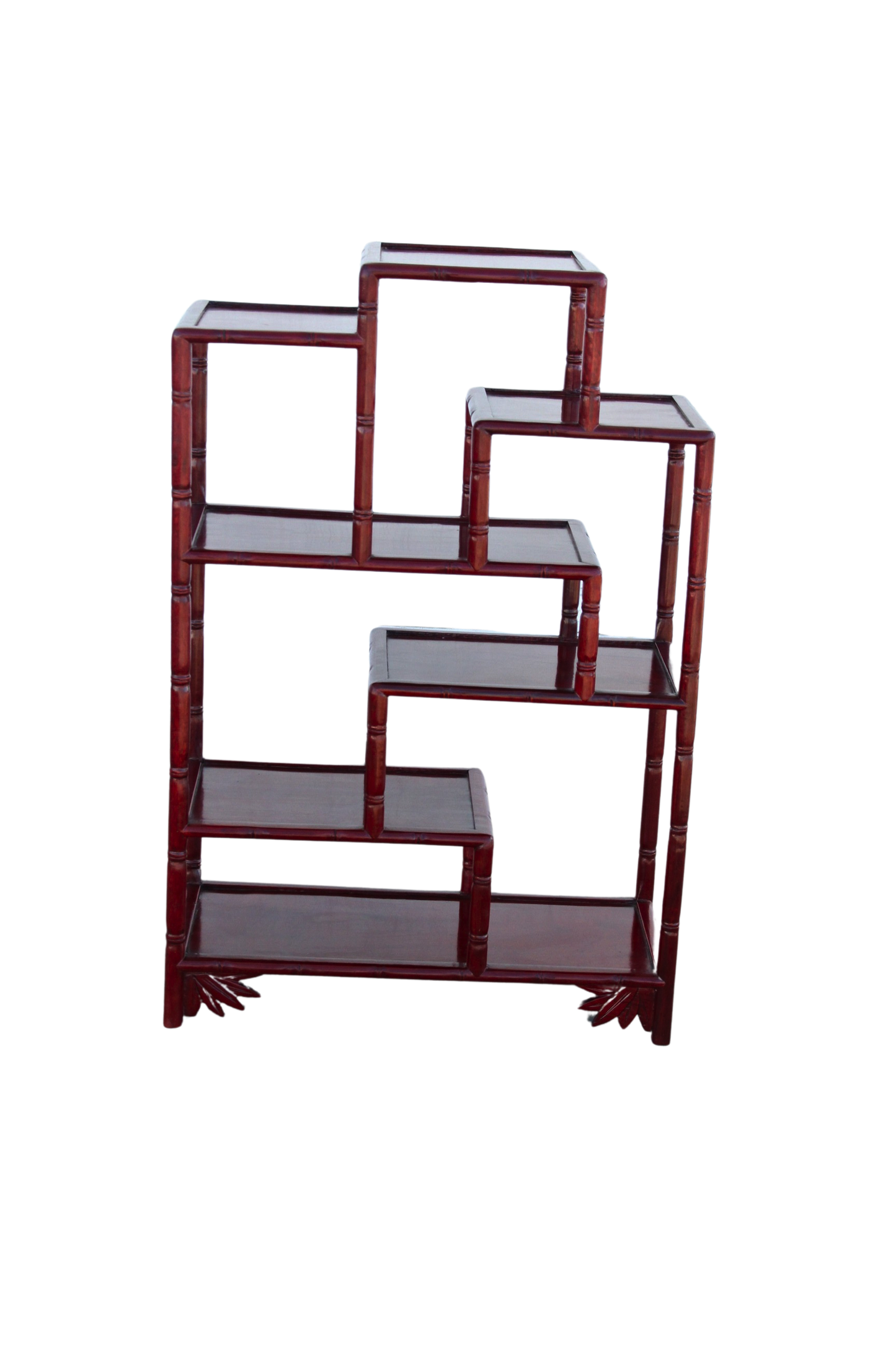 Antique Chinese rosewood etagere stand