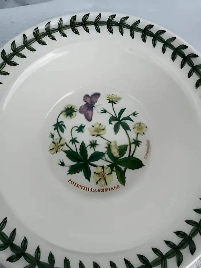 Portmeirion Exotic Botanic Garden plate set with colorful floral prints.