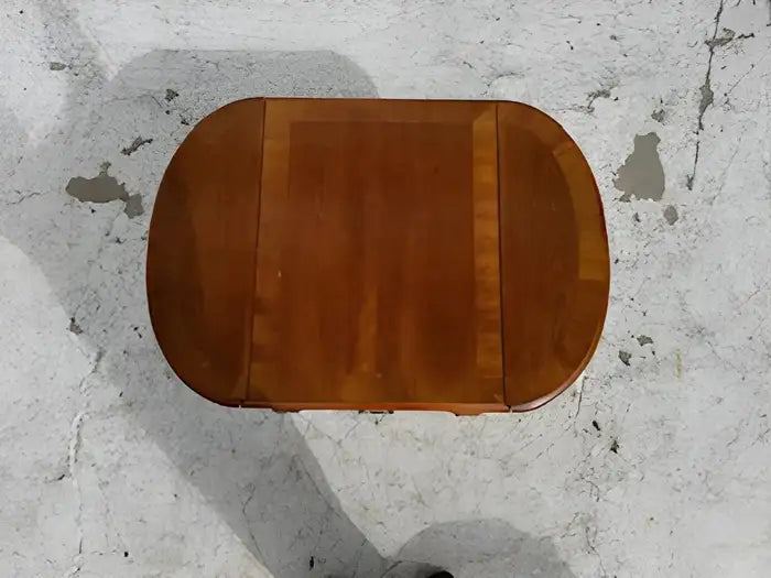 Classic Stanley drop leaf side table with Georgian style accents.