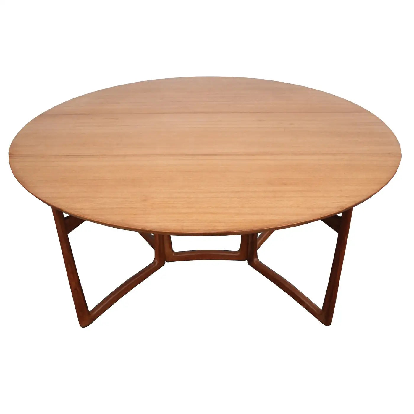 1960s Danish Peter Hvidt drop-leaf dining table