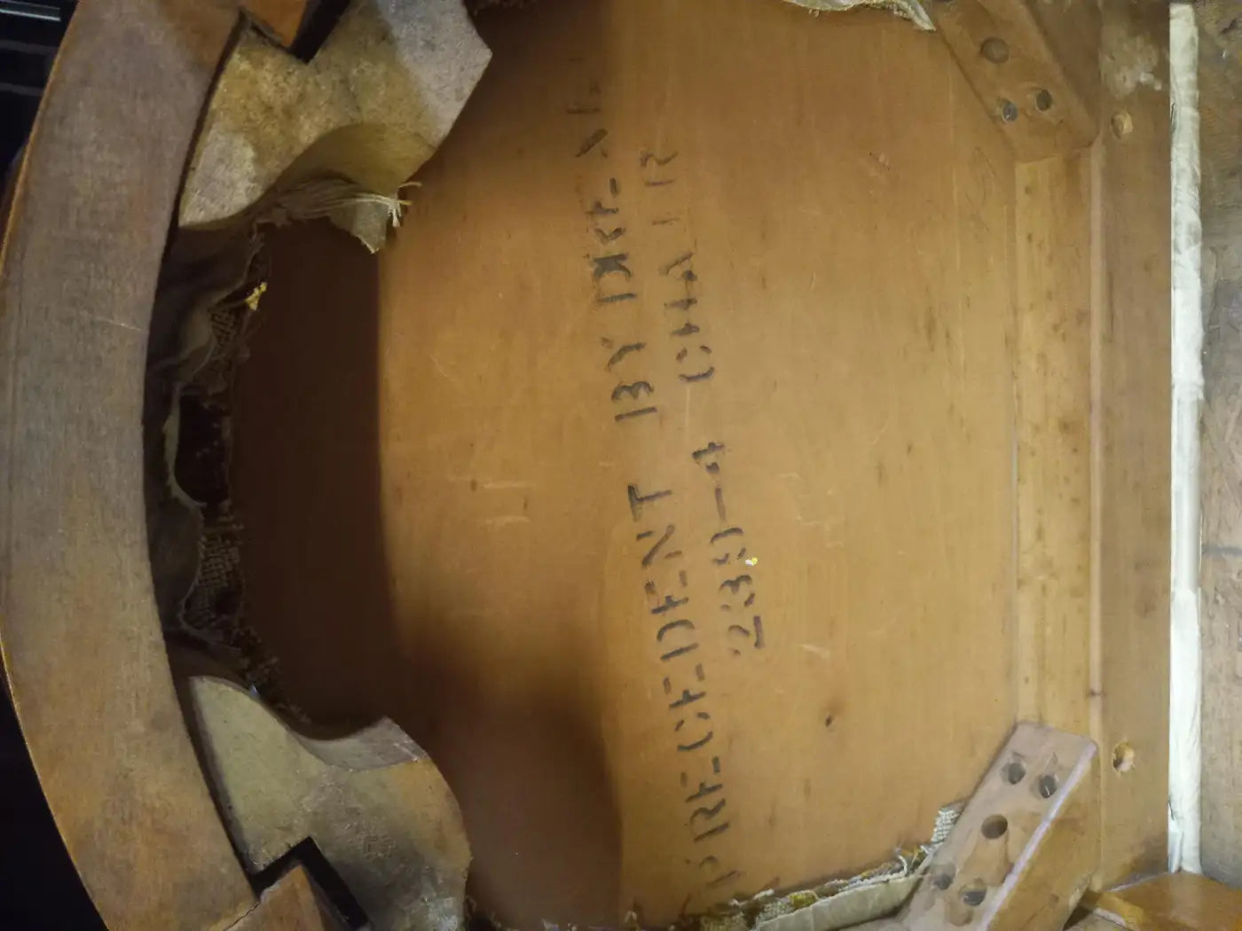 Vintage Edward Wormley chairs for formal dining