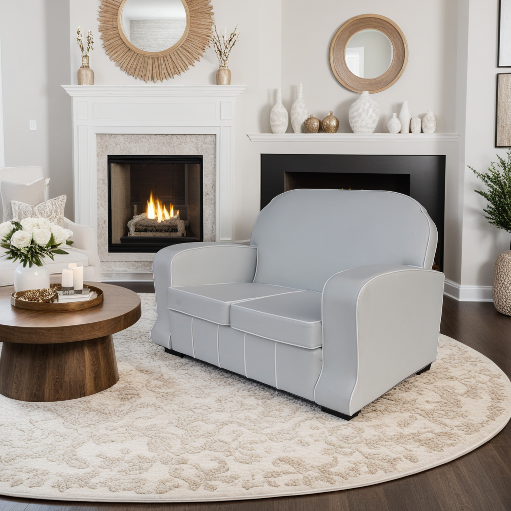 1930s Art Deco Style Loveseat Settee Sofa Couch