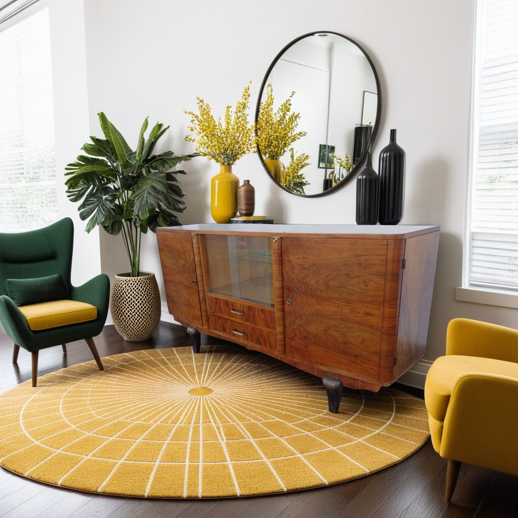 Vintage 78″ Art Deco Cocktail Cabinet (MS10042)