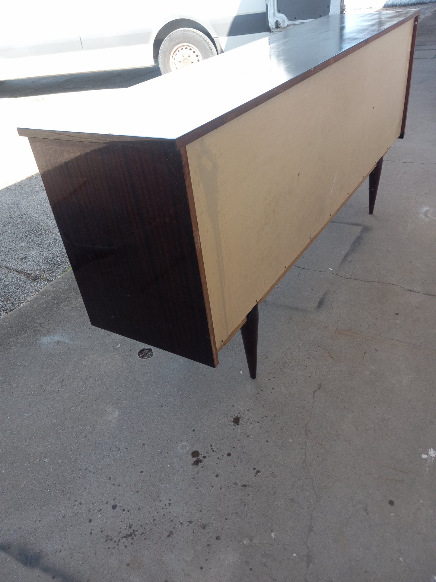 French-inspired mid-century buffet cabinet for dining
