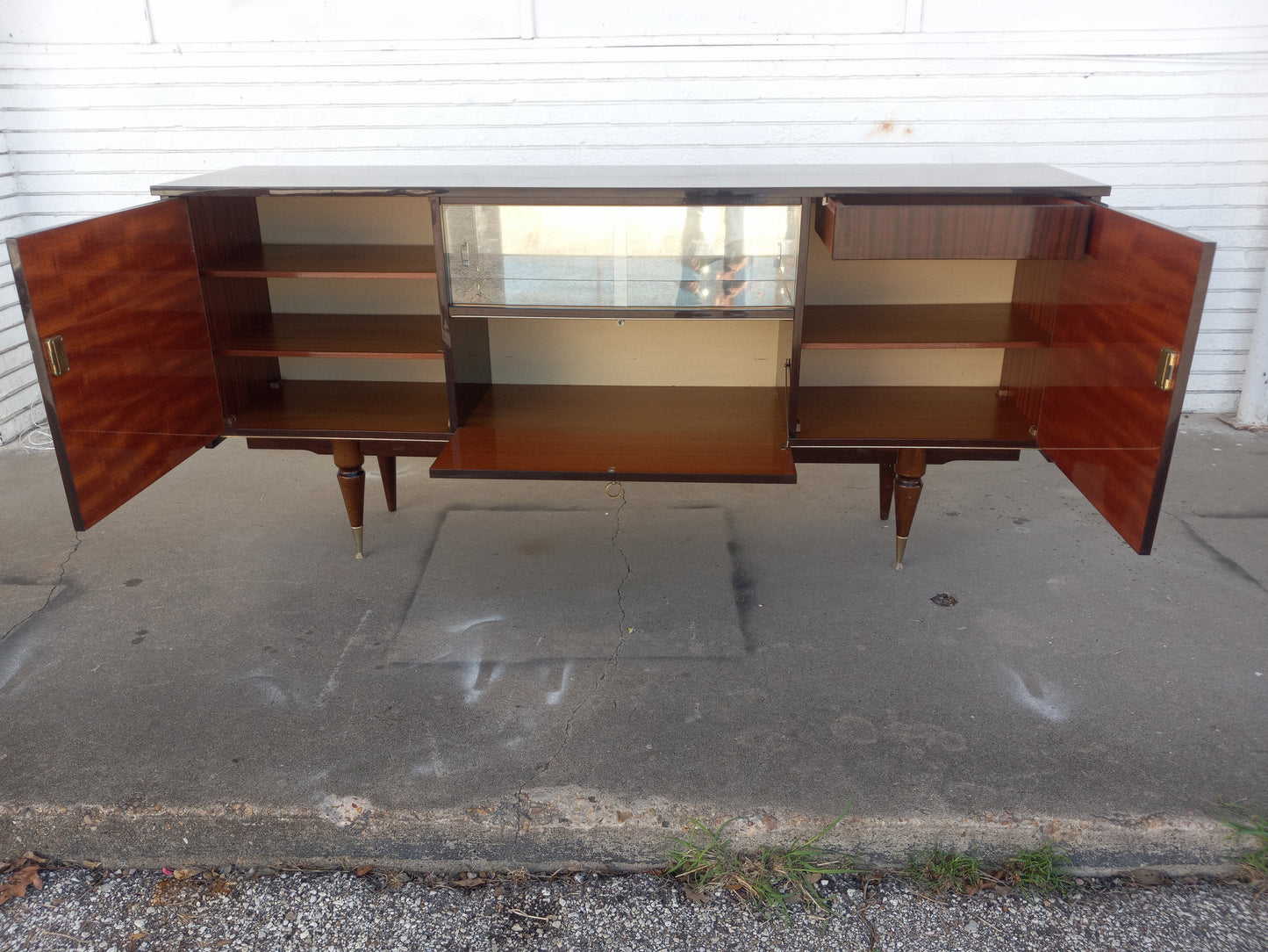 Mid-century sideboard with retro French styling