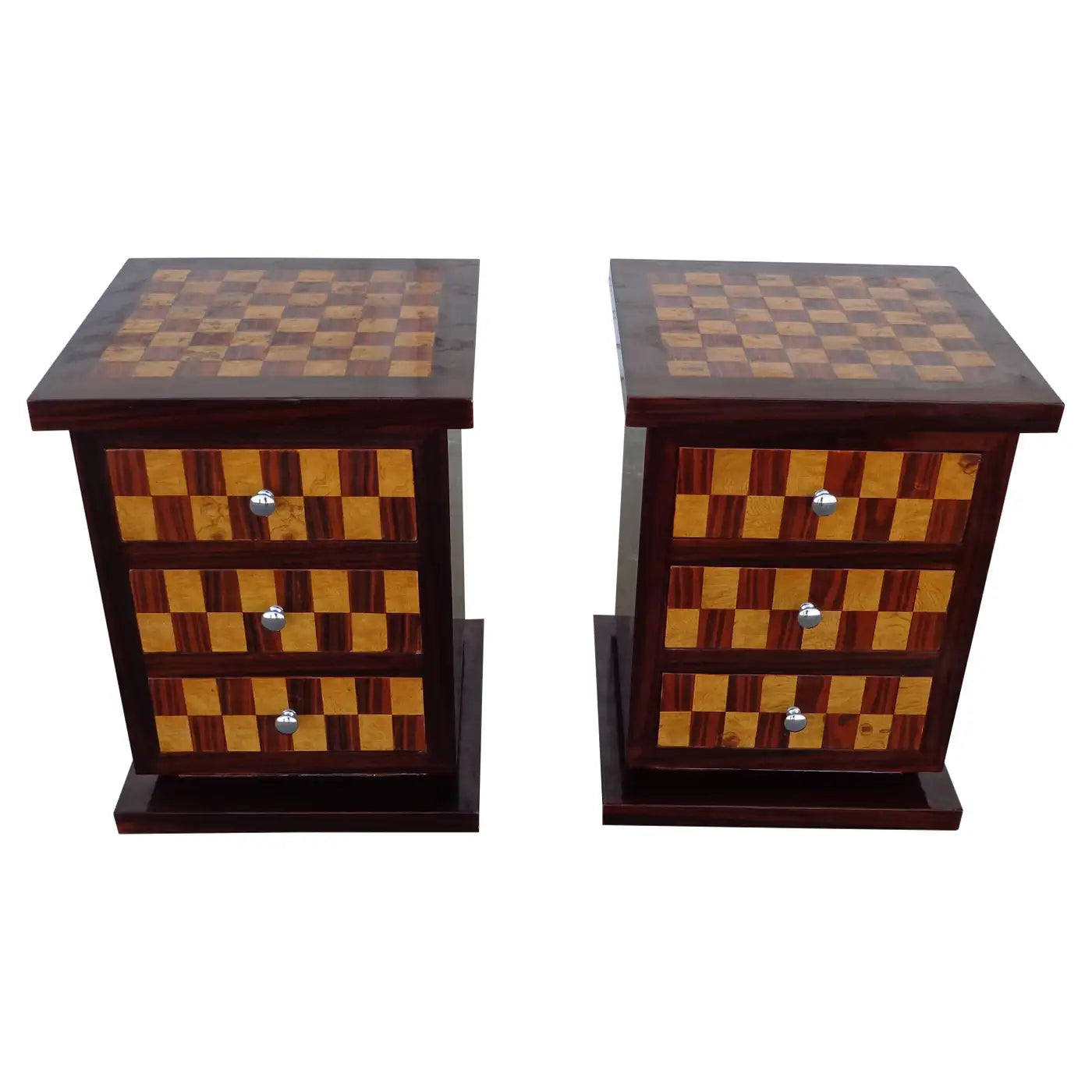 Vintage Art Deco bedside tables