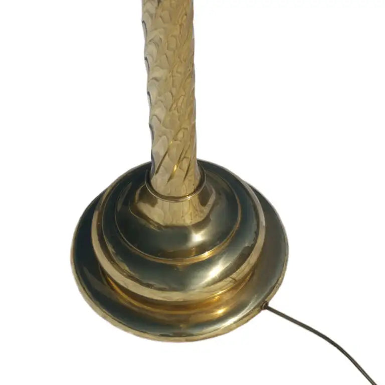 5ft Vintage Brass Stiffel Floor Lamp ( abo48 ) (MR11211)