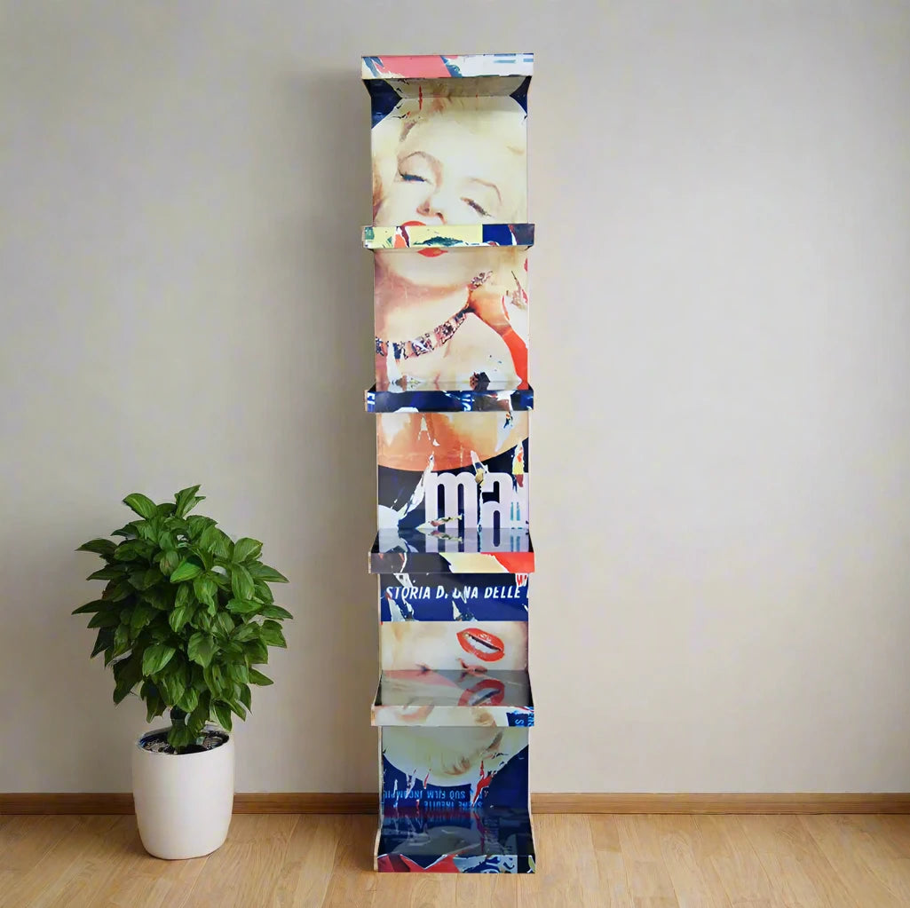 Italian Zerodisegno Marilyn open bookshelf limited edition