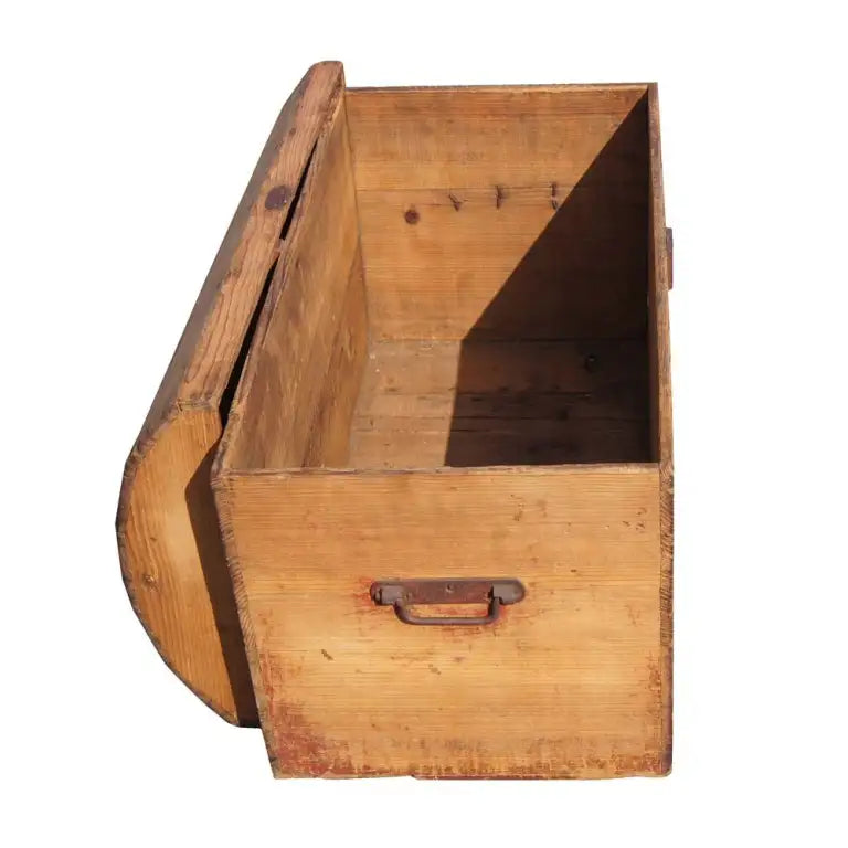 Boho-style Moroccan wooden chest furniture piece