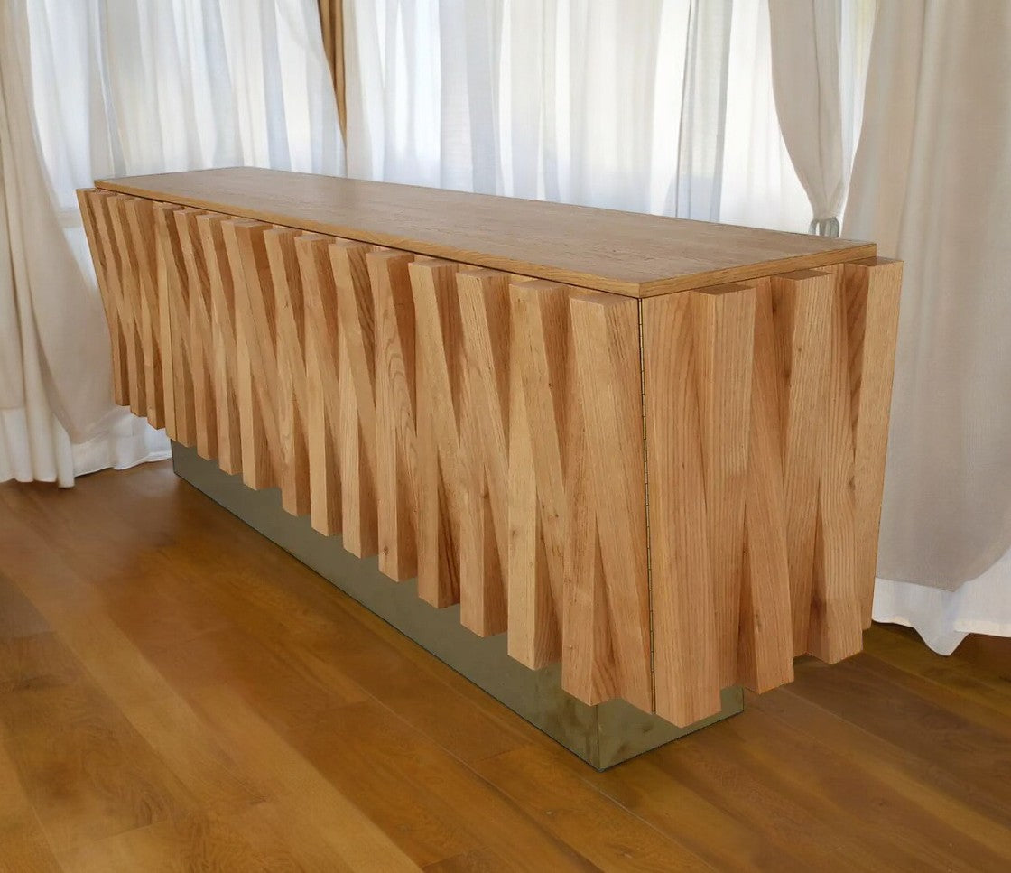 9FT Italian oak sideboard by La Studio
