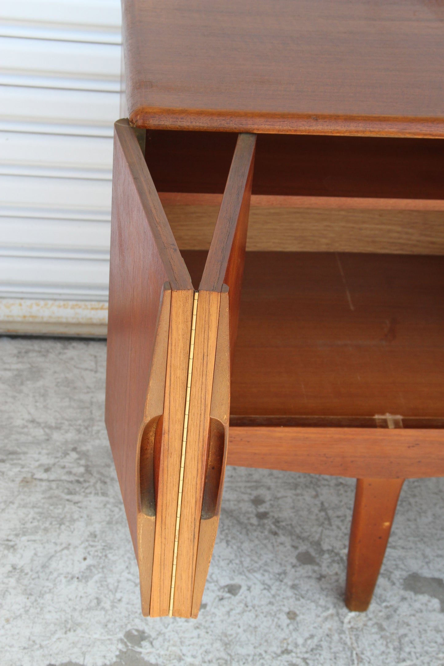 MCM teak credenza with sleek design