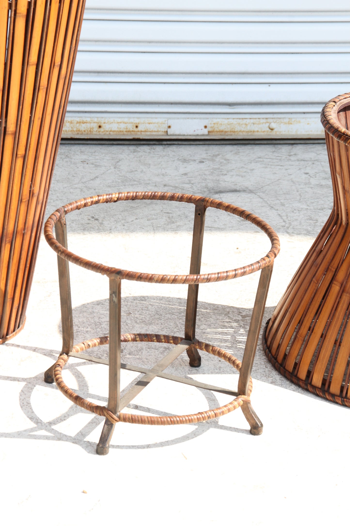 Large pineapple decor piece on stand