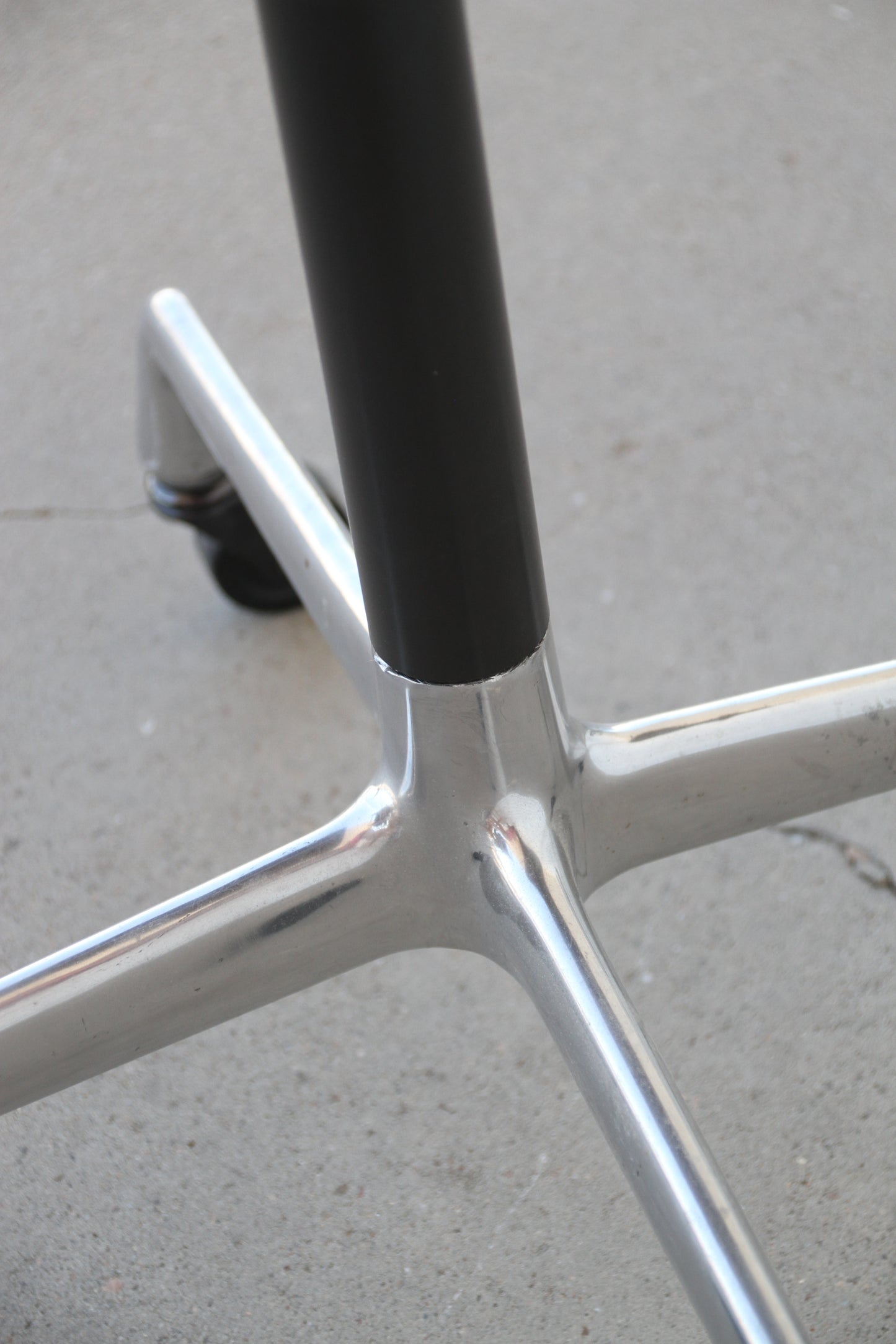 Mid-century modern Eames table on wheels