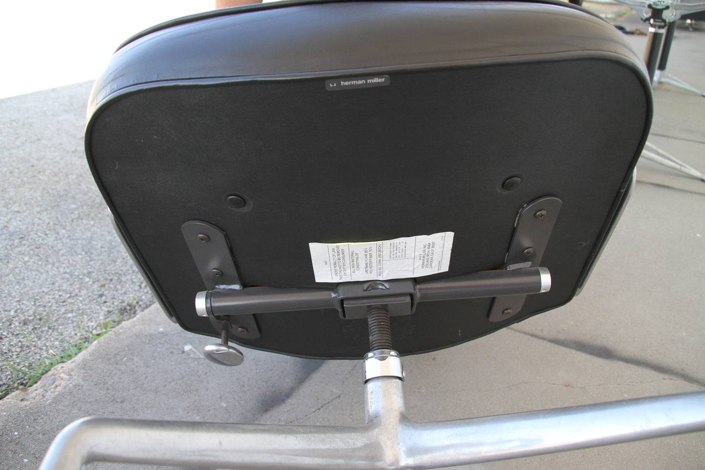 Retro Herman Miller leather office chair