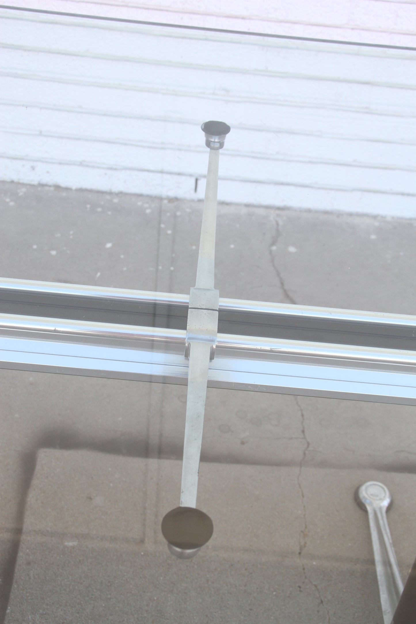 Herman Miller modular glass table