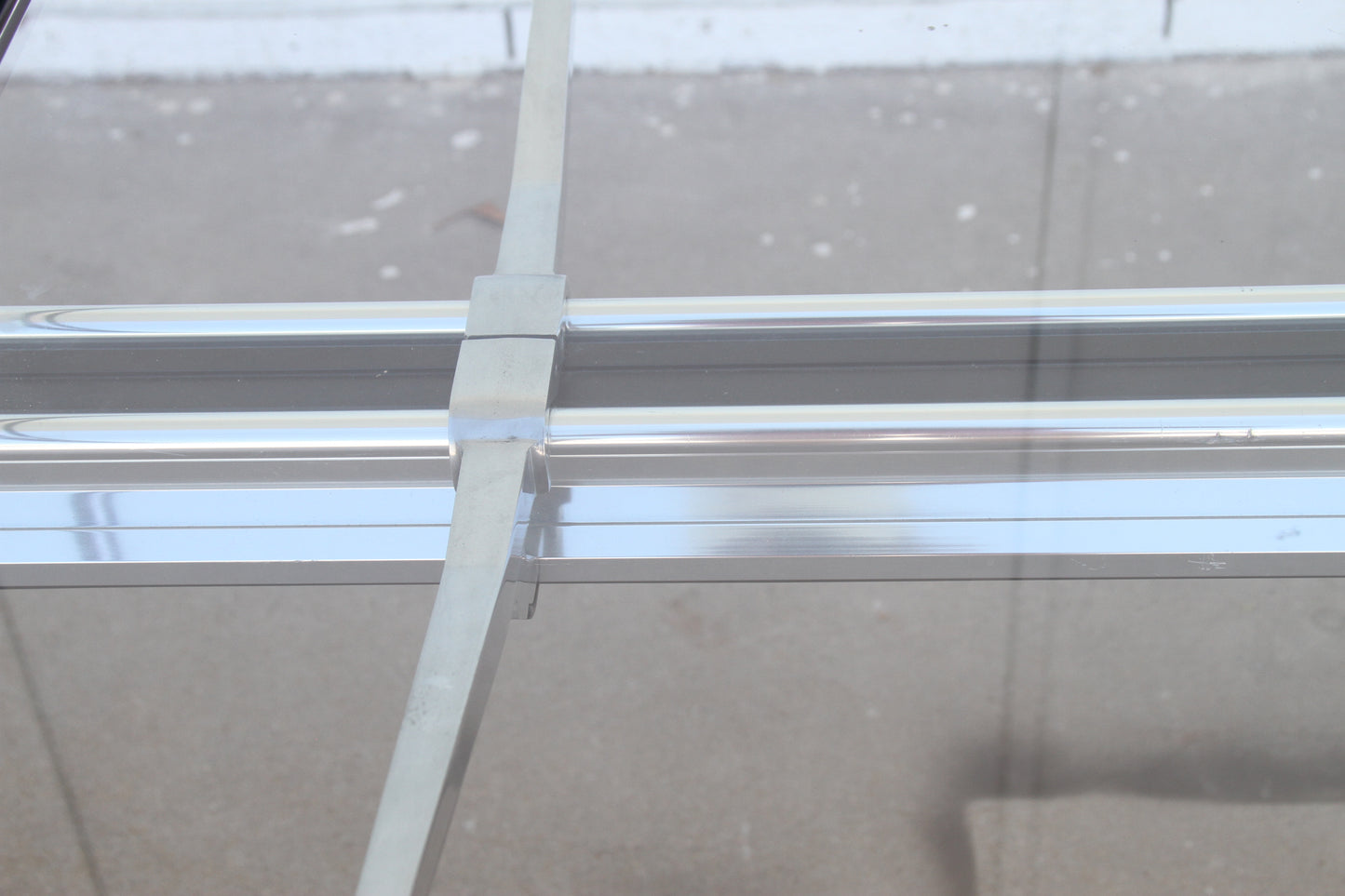 Burdick table with sleek modernist lines