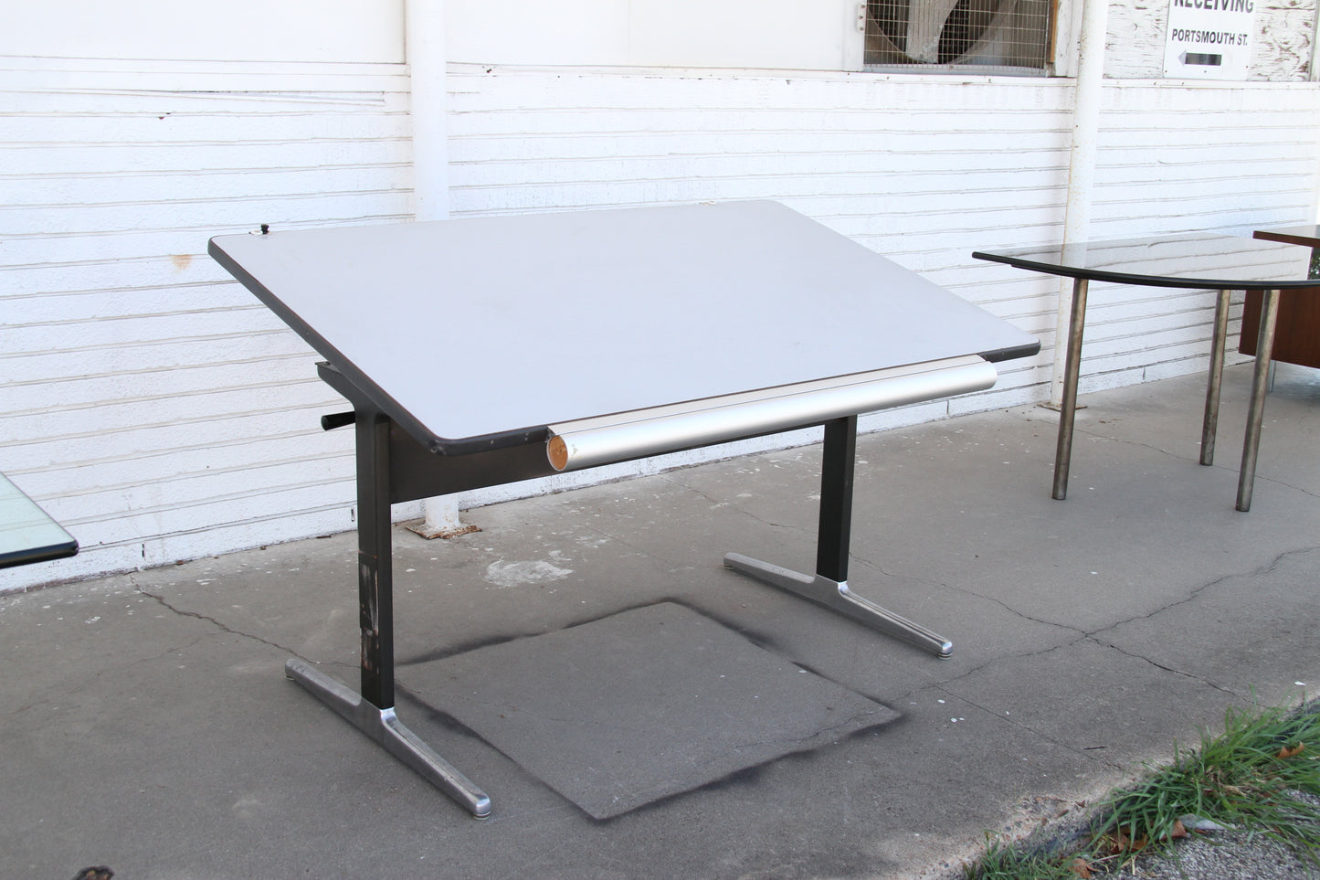 Studio drafting desk in natural light