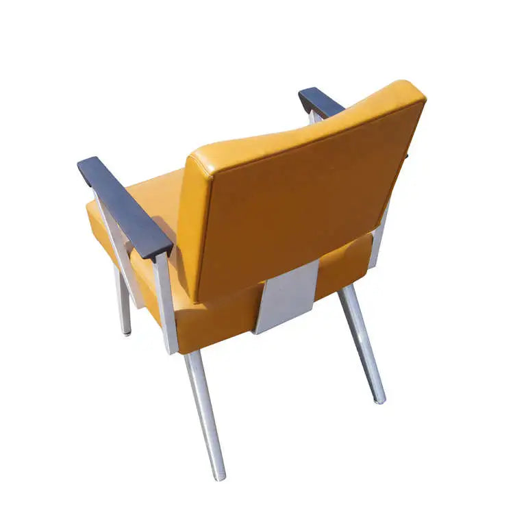 General Fireproofing armchair vintage aluminum frame