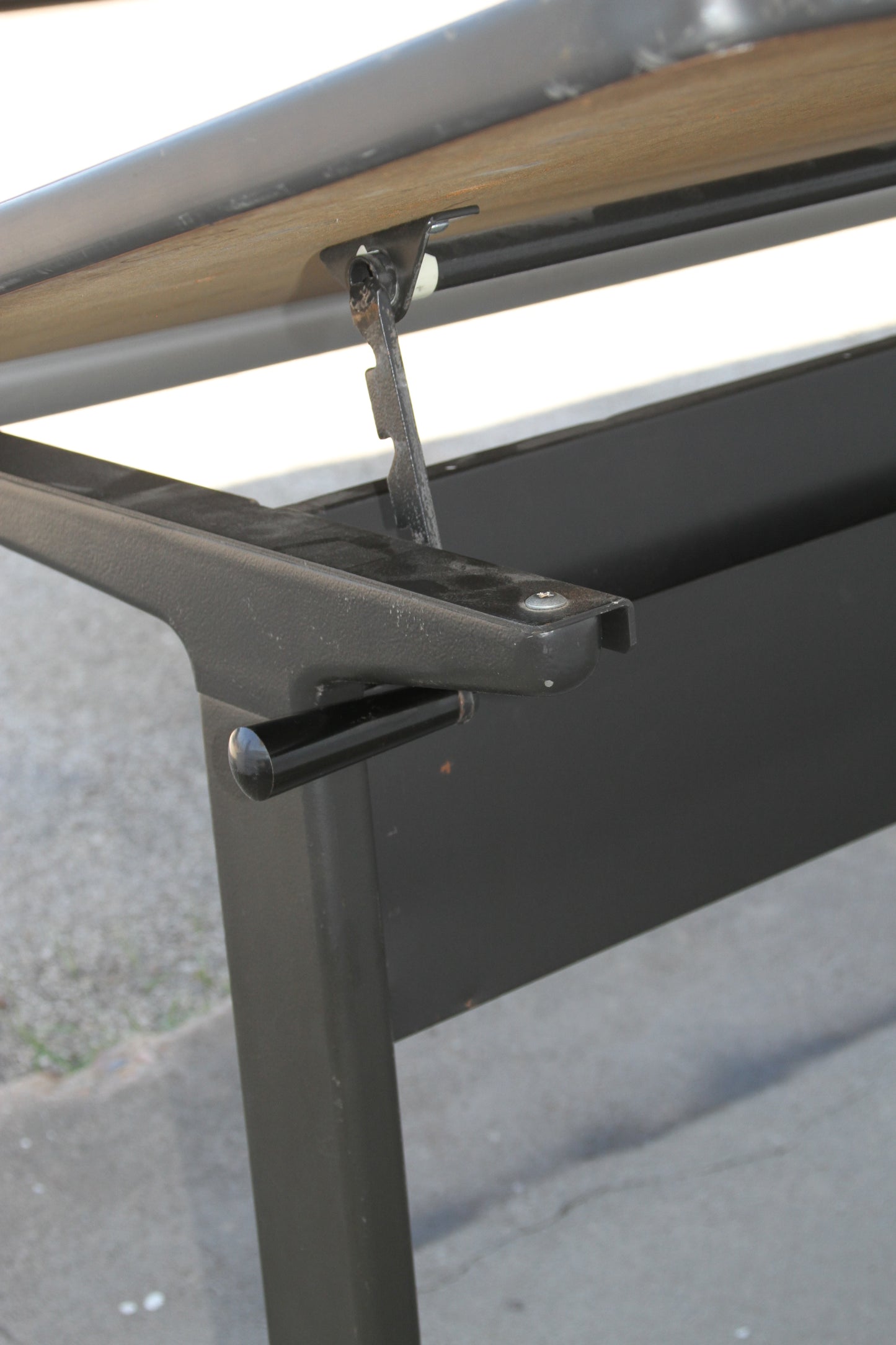 Large desktop drafting table with sturdy base