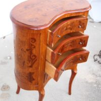 Early 20th Century French Louis XVI Style Kidney Shaped Nightstand