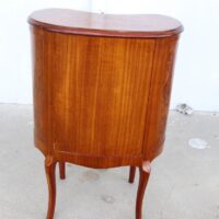 Early 20th Century French Louis XVI Style Kidney Shaped Nightstand