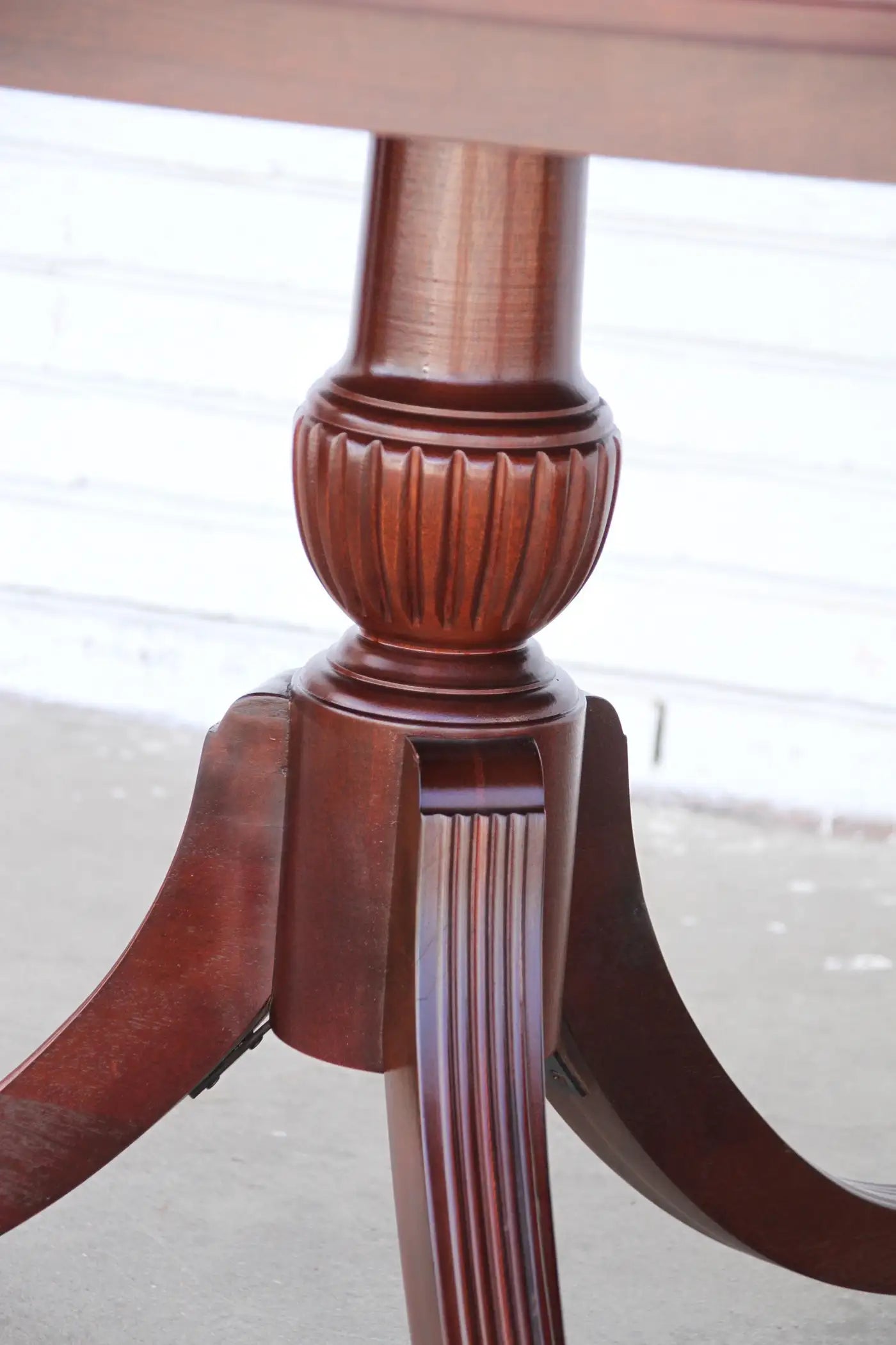Formal dining table in Regency style by Bernhardt