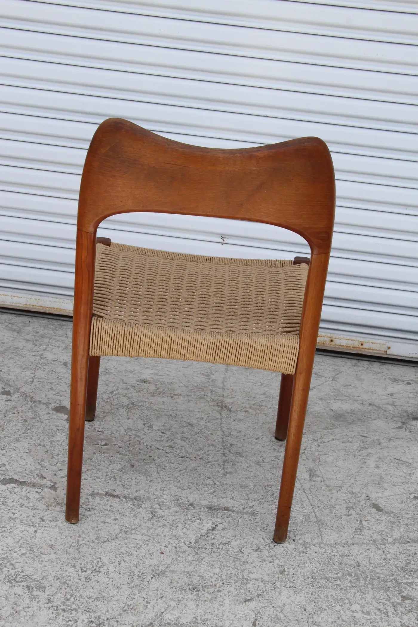 Set of 8 handcrafted teak MCM dining chairs