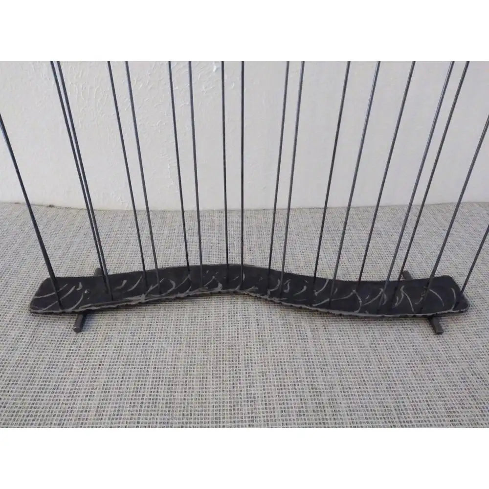 Bertoia metal art sculpture with sound features