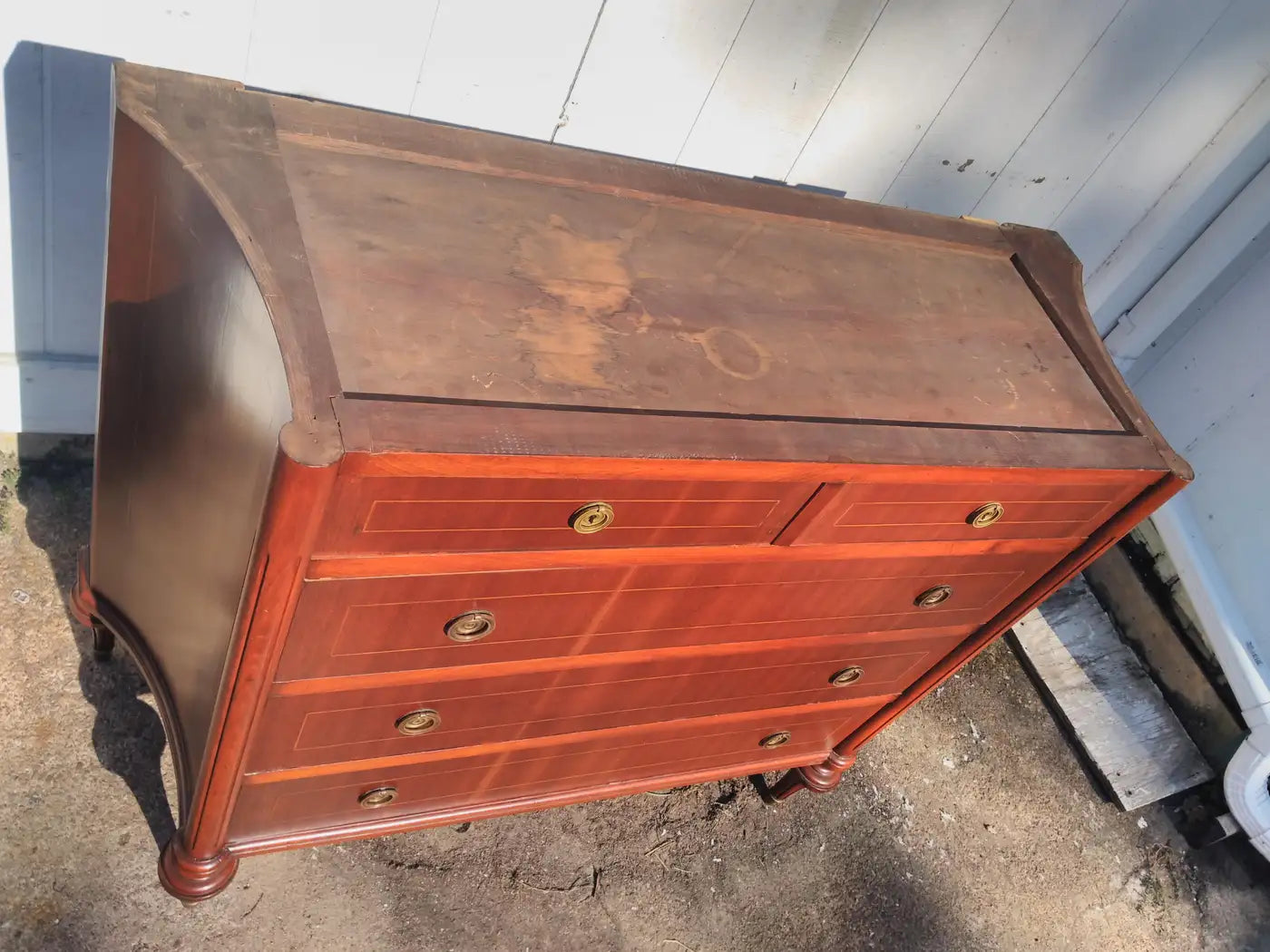 Elegant Louis XVI style commode 1800s Spain