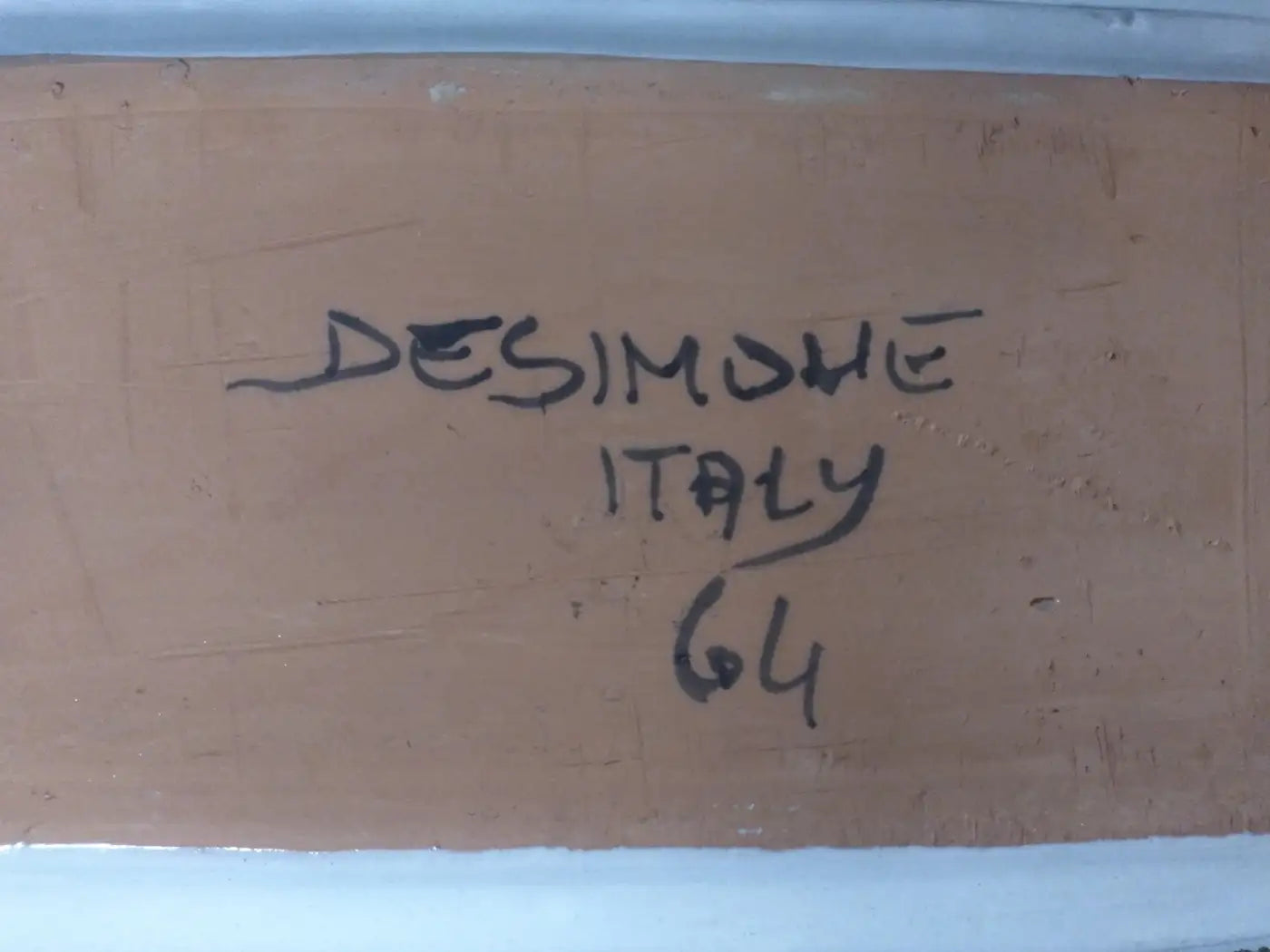 Mid-century Italian art platter with bold design