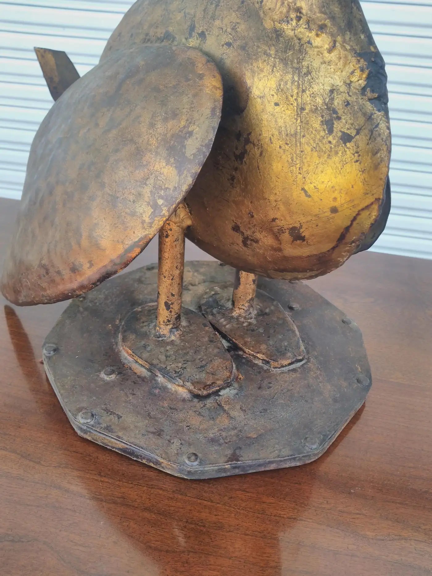 Sculptural mid-century pelican ashtray