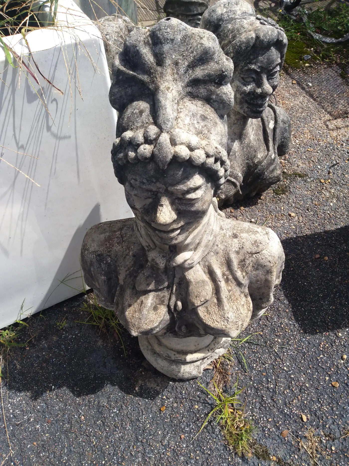 Decorative outdoor sculpture from Haiti