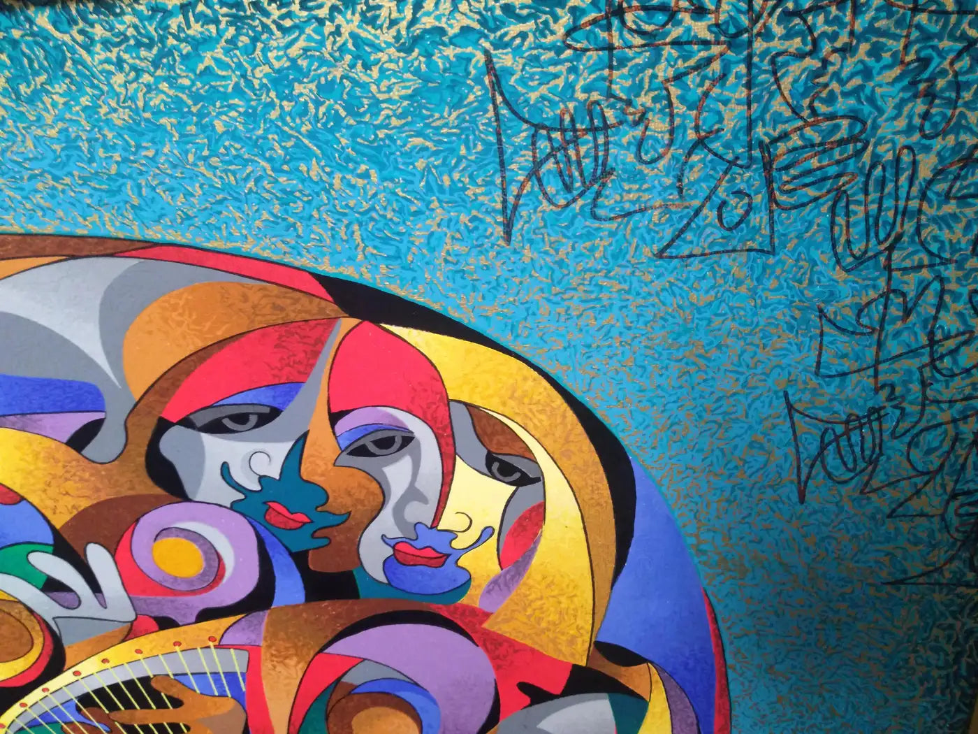 Surrealist print by Anatole Krasnyansky