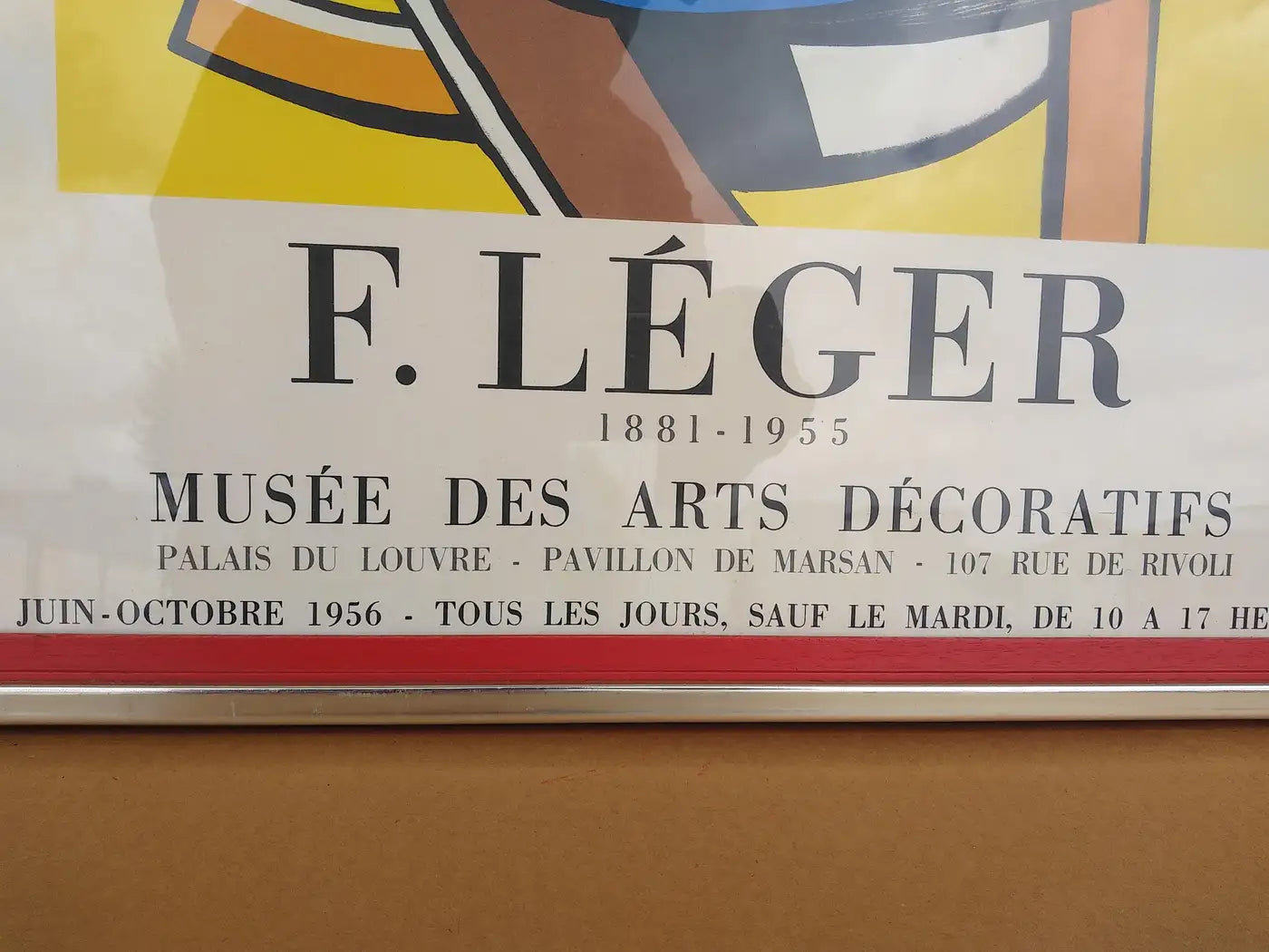 20th-century exhibition poster by Fernand Léger