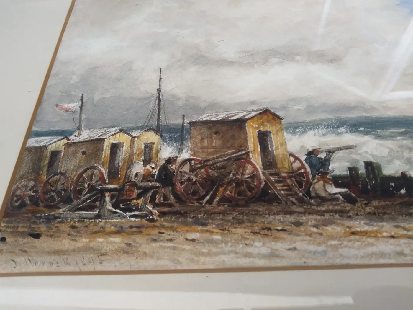 19th century British watercolor by Orrock