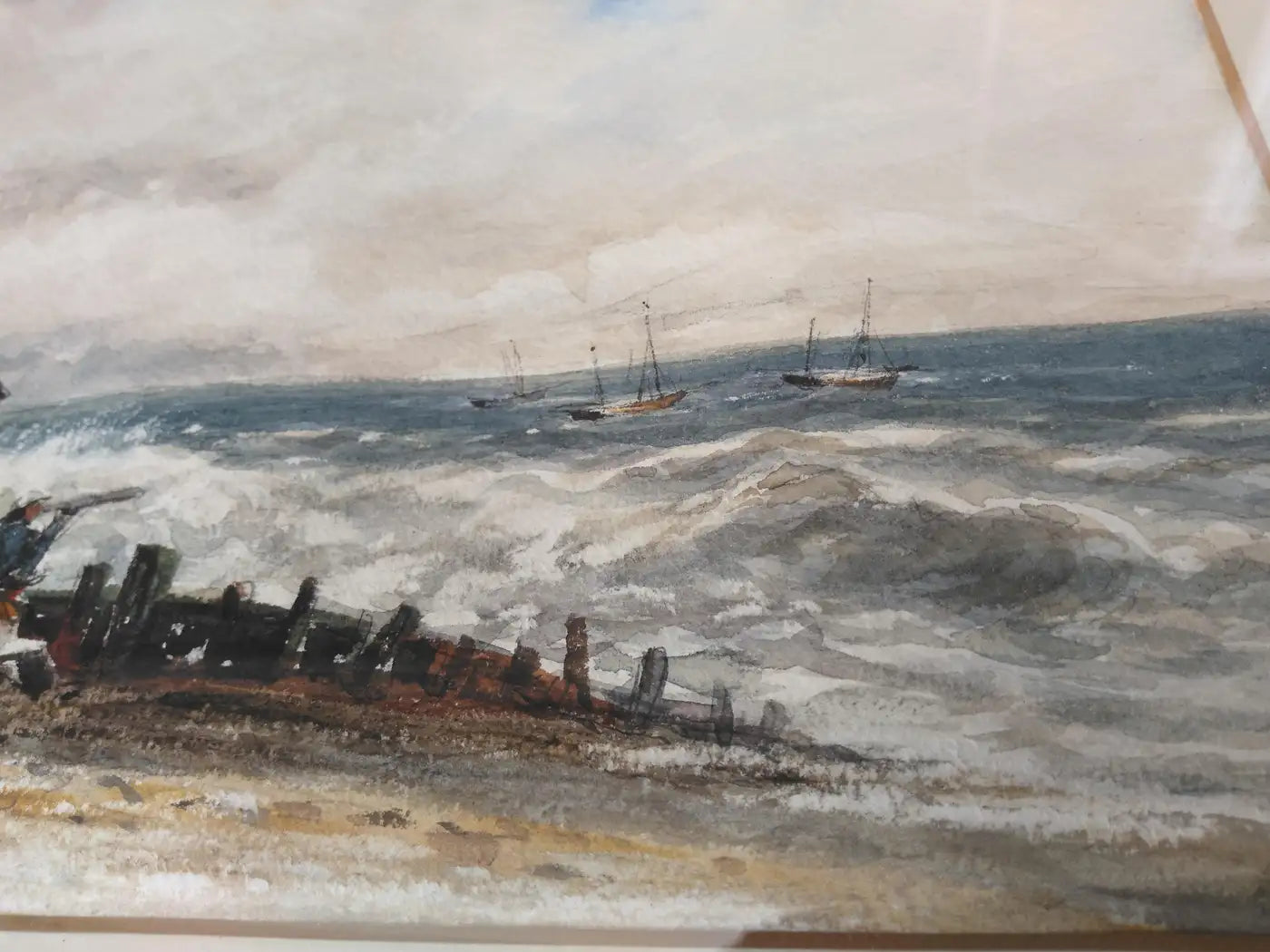 Original Victorian artwork by James Orrock