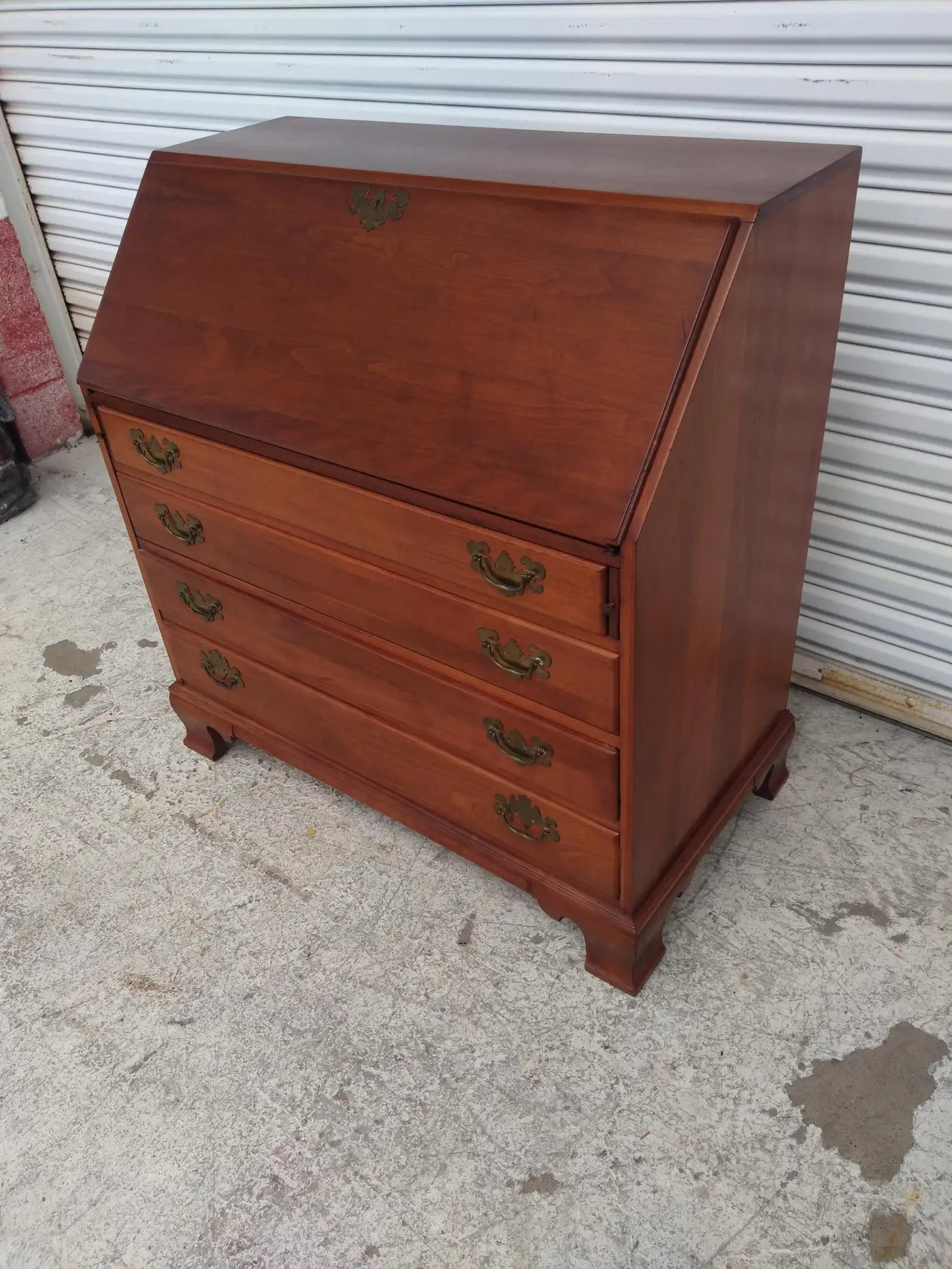 Vintage Willett Wildwood secretary with 4 drawers