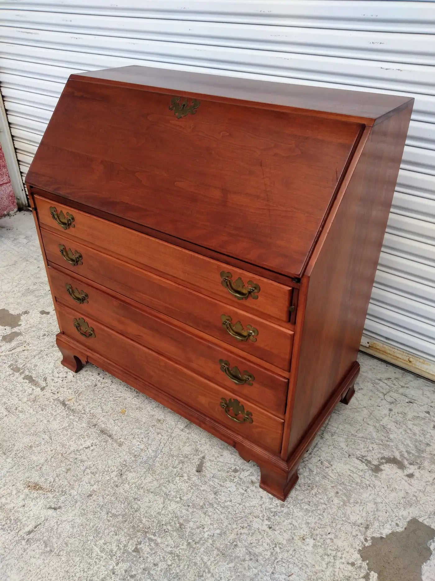 Cherry wood secretary desk from Willett Wildwood