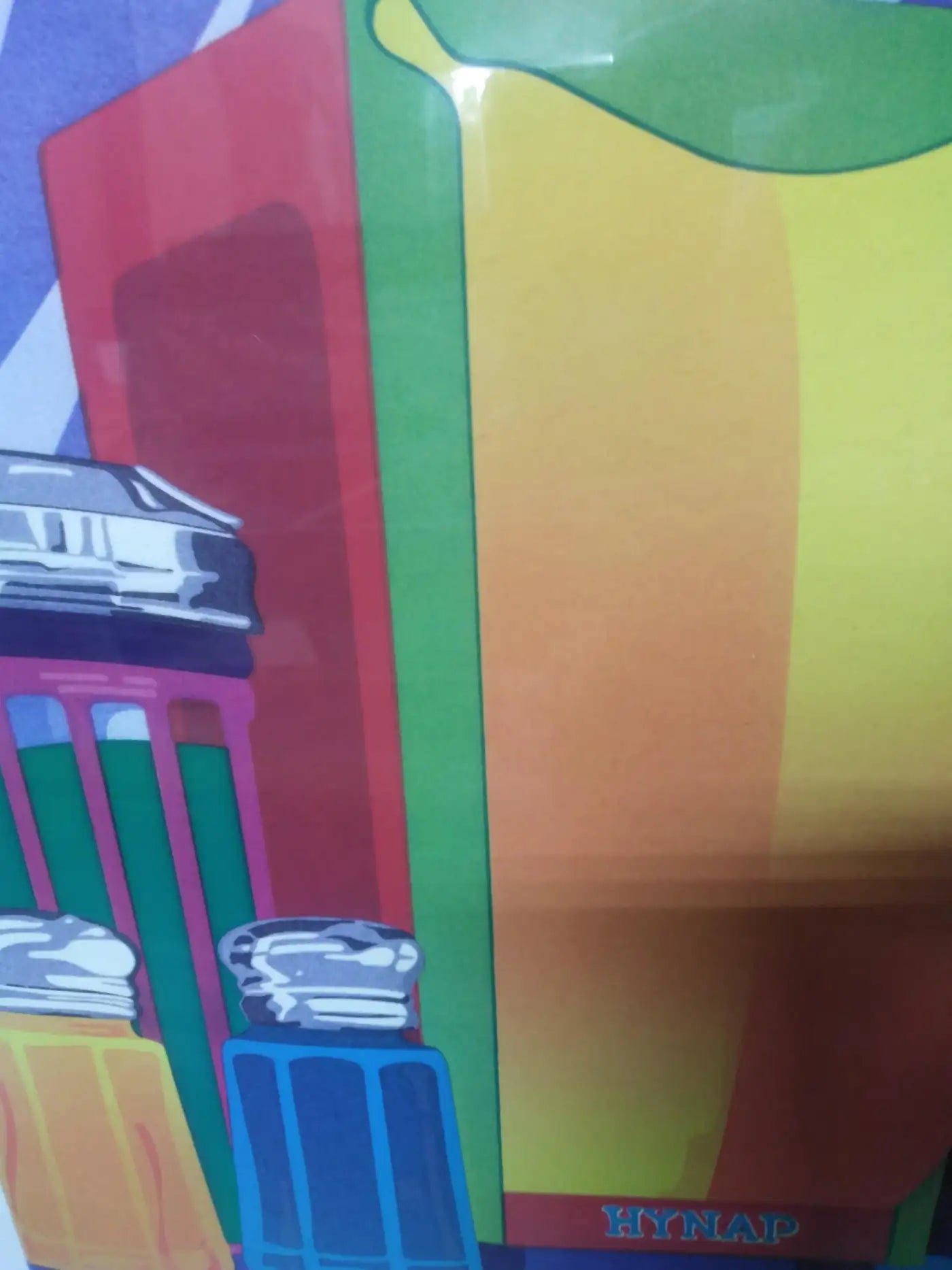 Nostalgic restaurant scene poster