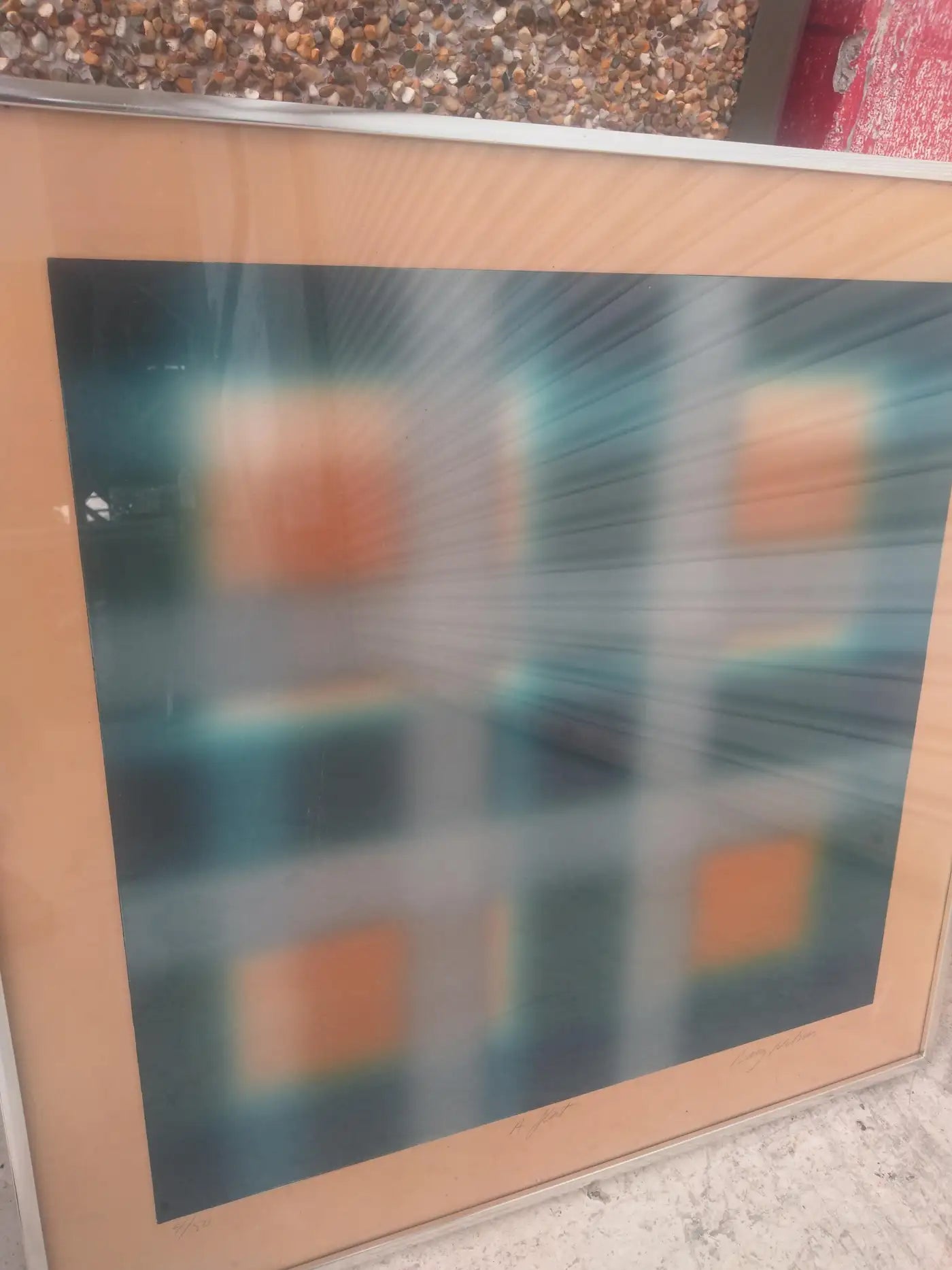 Numbered and signed Barry Nelson print A FLAT