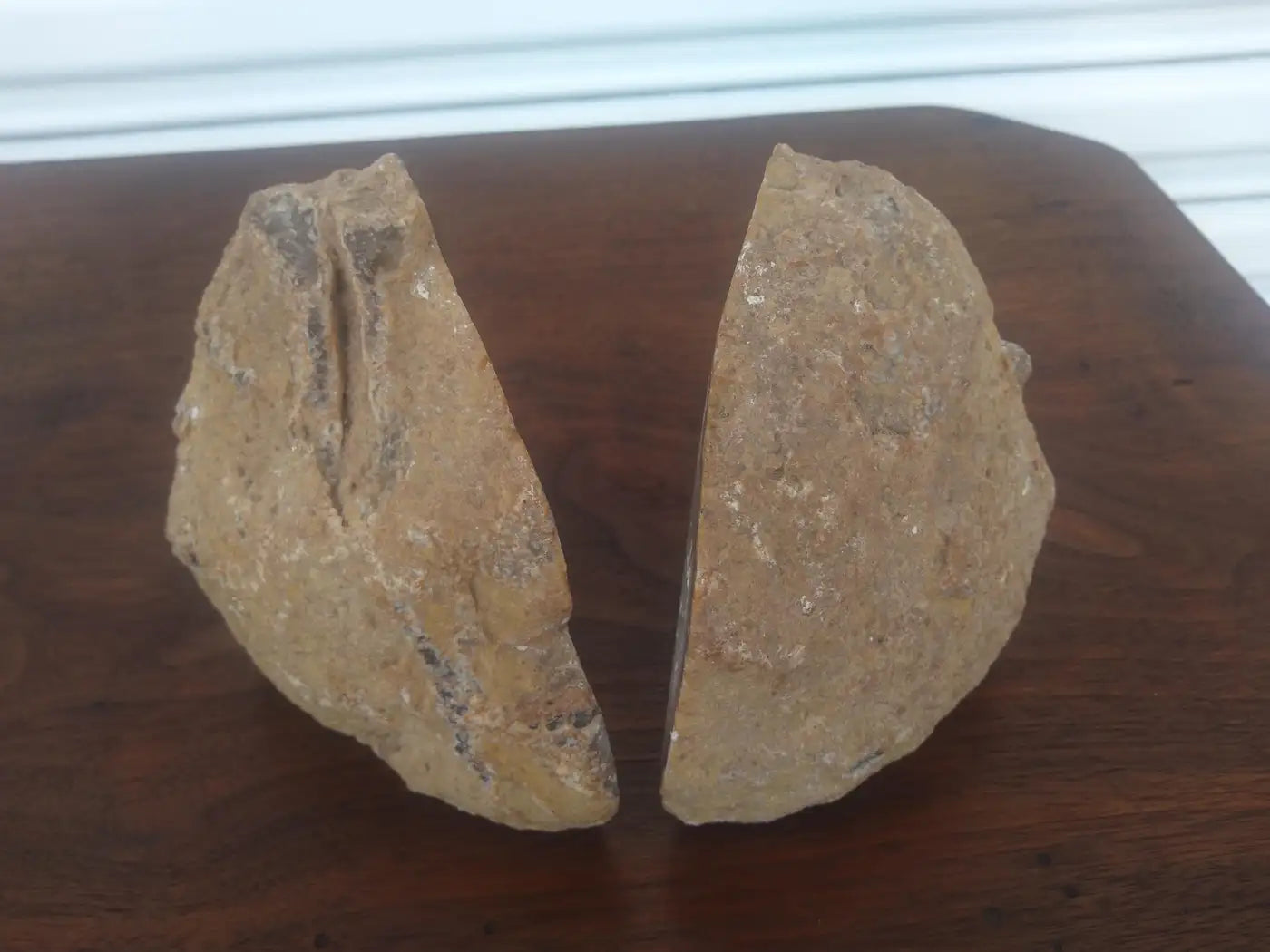 Elegant agate geode crystalline bookends for bookshelves