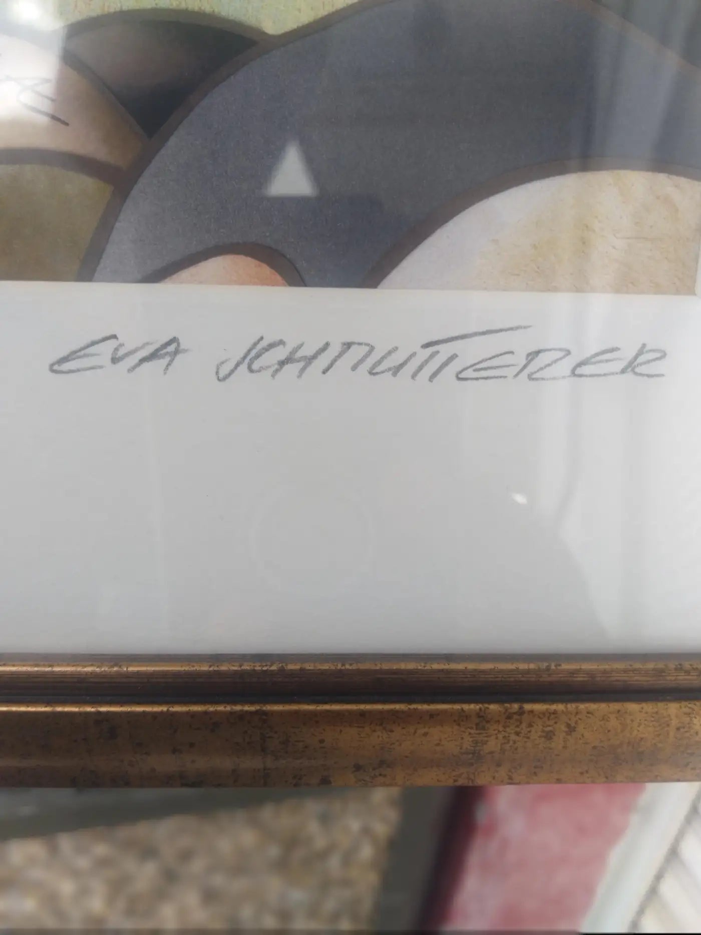 Numbered lithograph artwork by contemporary artist