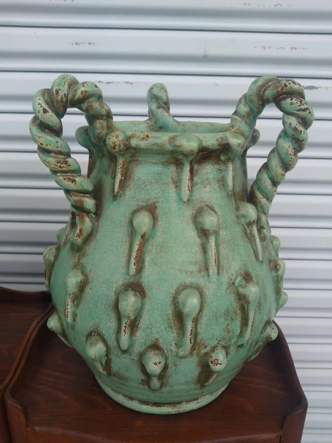 Sculptural lime green vases adding style to any room