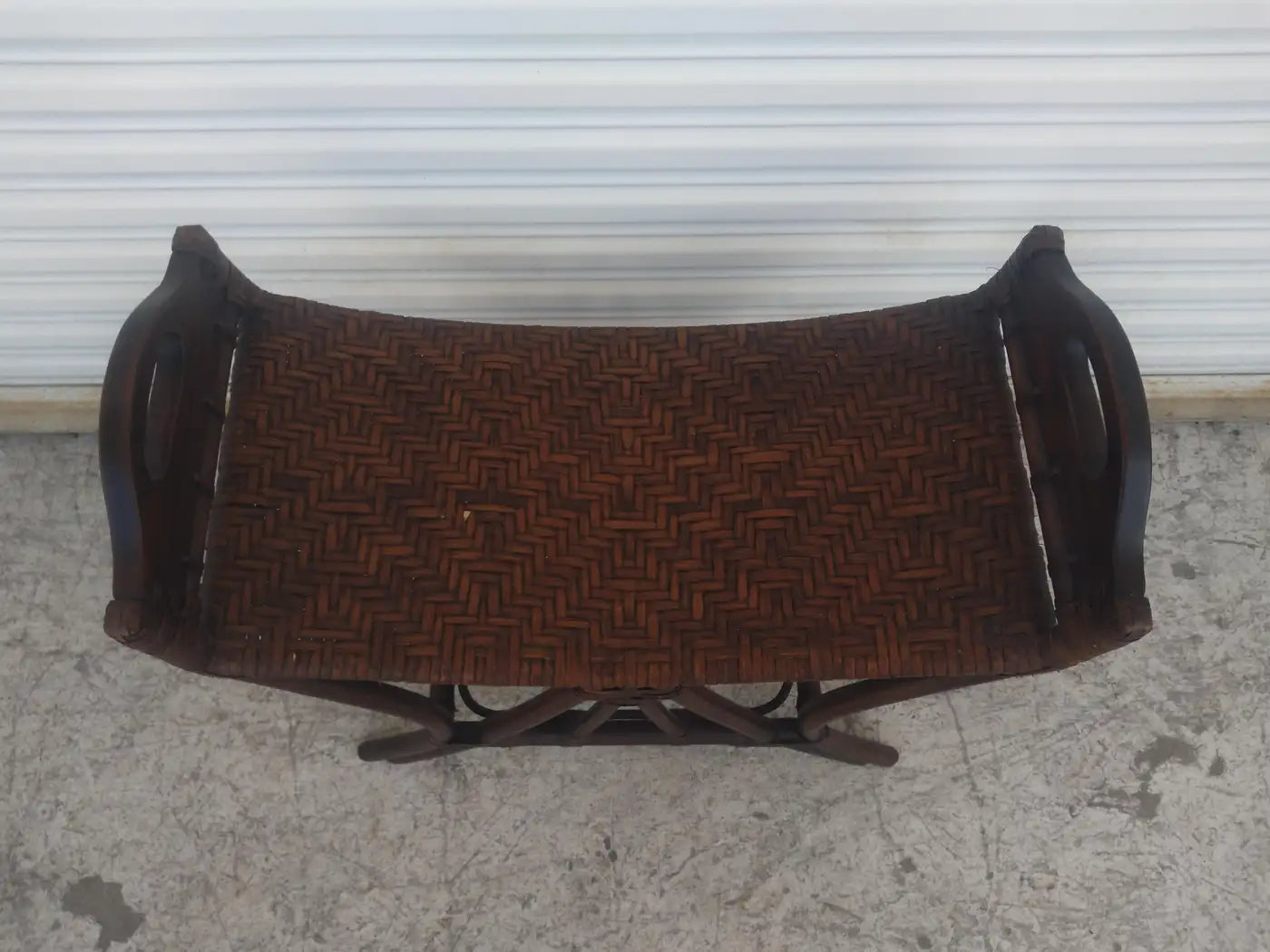 Rustic bamboo and rattan seating furniture