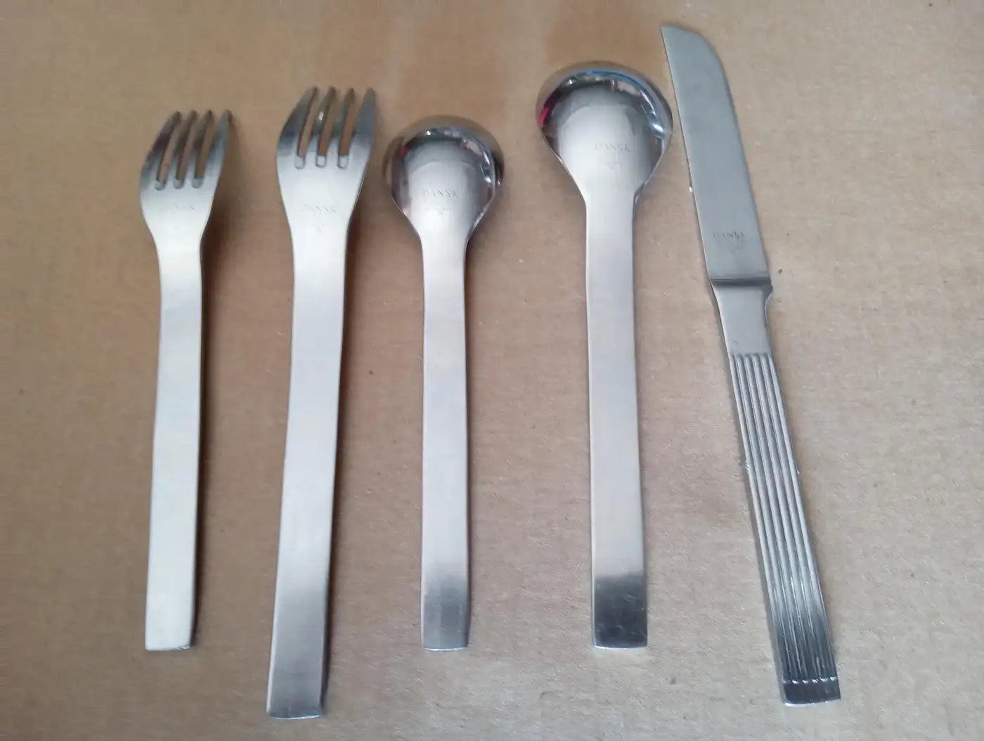 Scandinavian-style Dansk flatware set