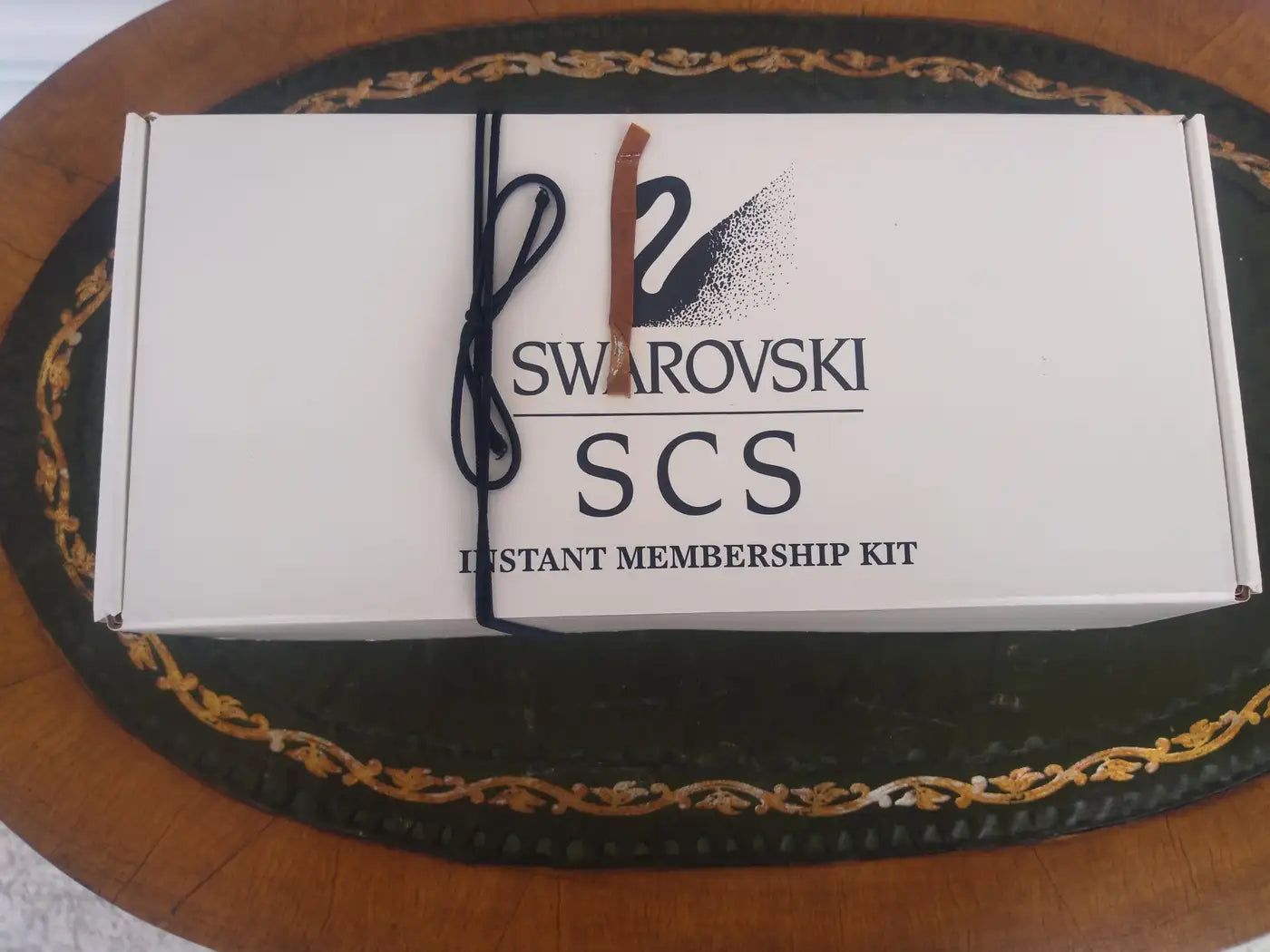 Collectible Swarovski crystal flower decor