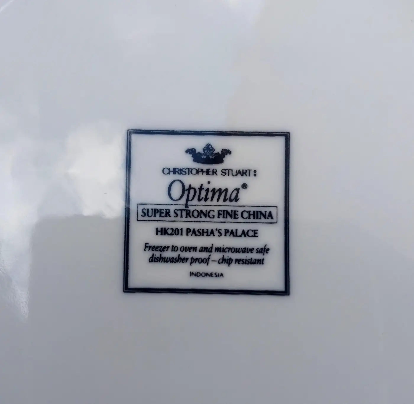 Fine floral china set by Christopher Stuart Optima