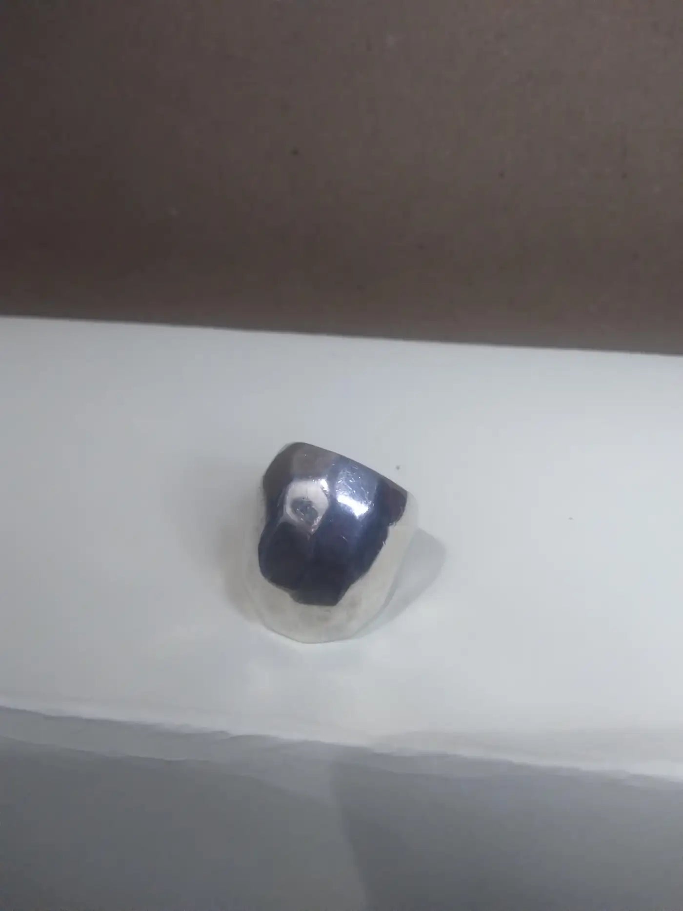 Sterling Silver Dome Shaped Ring size 6.5