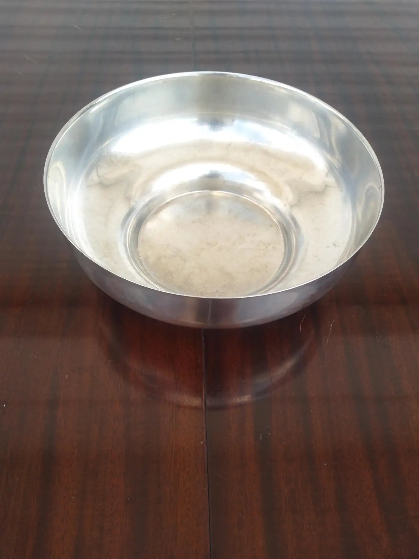 Vintage mid-century Cultura steel bowl