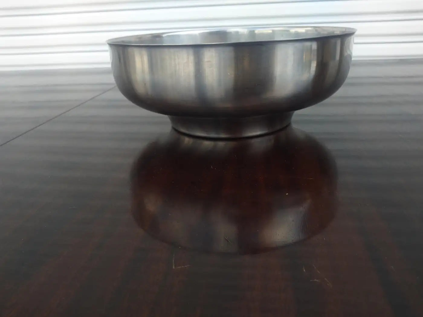 Mid-century Cultura stainless dish tabletop decor